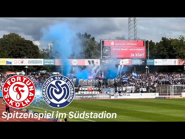 Fortuna Köln vs. MSV Duisburg | Ausverkauftes Südstadion, Pyroshow und umkämpftes Topspiel