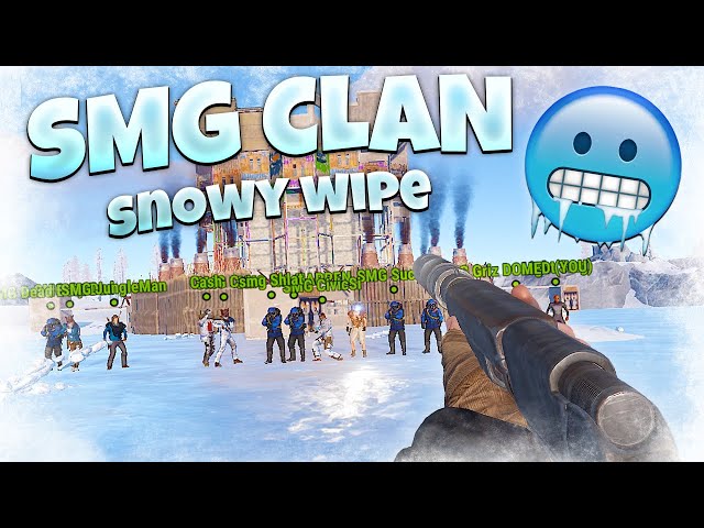 SMG Clan Snowy Rust Wipe 🥶