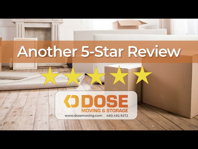 5-Star Moving Review from The Best Movers in Scottsdale AZ │Rod H