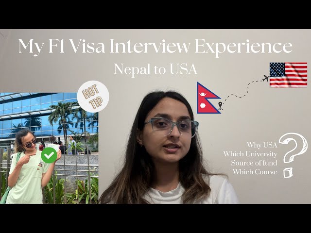 USA Student Visa Interview Experience🇺🇸 | F1 Visa Interview| Interview from India| Tips and Tricks