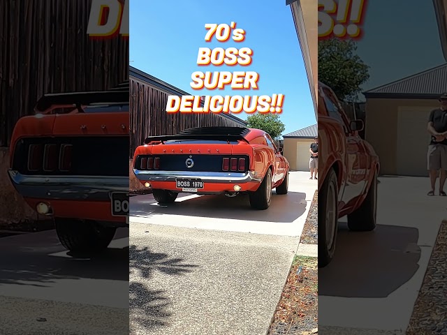 1970 Ford Boss Mustang heading out for a Cruise