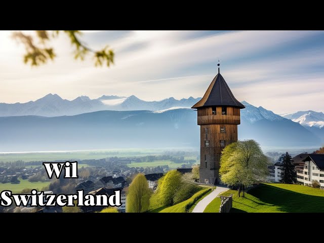 Spring Day In Wil Switzerland 4K HDR 2024