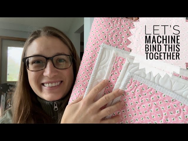 How I machine bind my quilts, machine binding tutorial