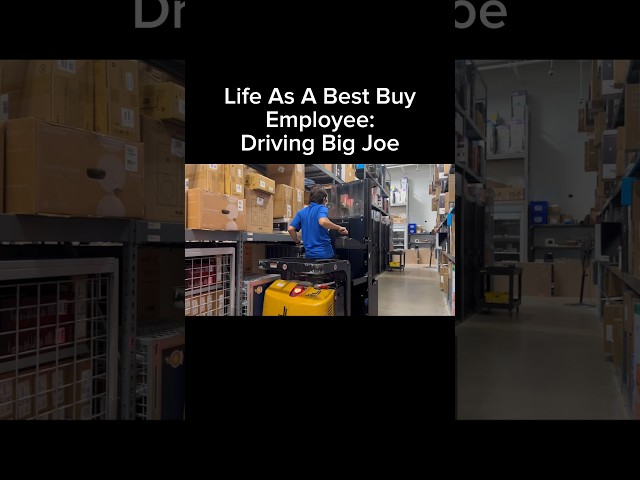 Best Buy Employee Struggles To Drive Big Joe