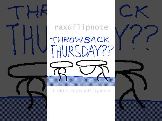 throw it back thursday #flipnote #animation #3ds