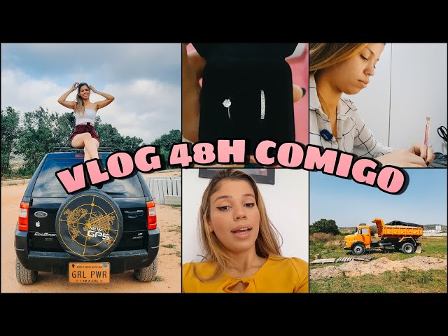 VLOG | 48H COMIGO | Rotina real de trabalho + Faxina + Anel de compromisso + COMPRAMOS UM TERRENO ♡