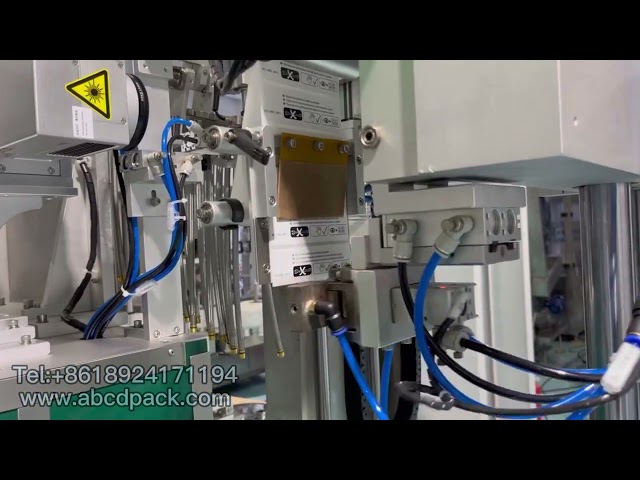 Automatic stainless steel wire hose labeling machine