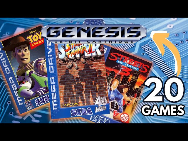 20 Sega 🔵GENESIS🔵 games in the 🐘 BIGGEST cartridges in 90s| MORE megs the BETTER❓