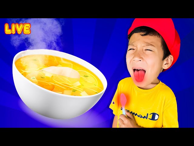 LIVE🔴 No, No Hot Soup + More Kids Songs | Best Kids Songs and Nursery Rhymes