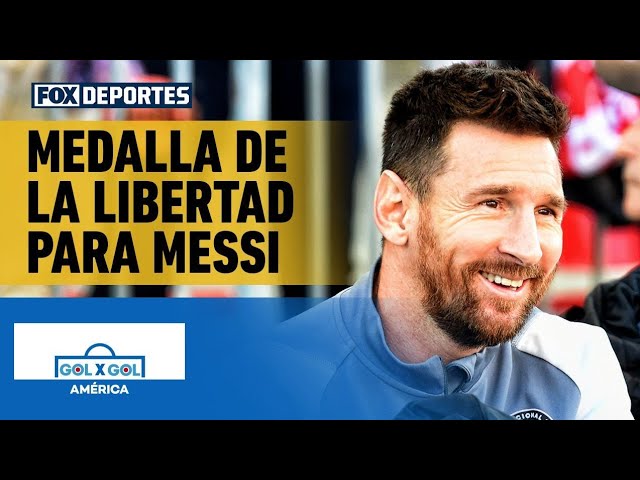 🤩 ¡PREMIO PARA MESSI! | Le dieron la 'Medalla de la libertad' a Lionel Messi | GolXGol