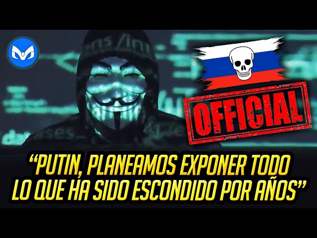 ANONYMOUS ENVIA MENSAJE A VLADIMIR PUTIN RUSIA (ESPAÑOL) #OPRUSSIA