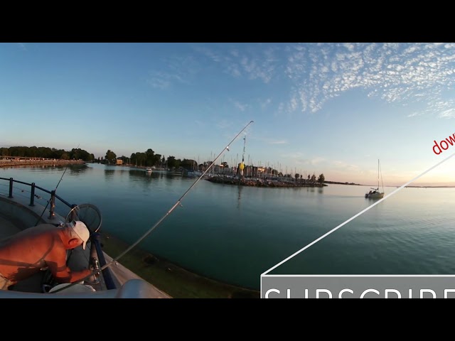 Fishing, 360° video - STOCK FOOTAGE - STOCK VIDEO