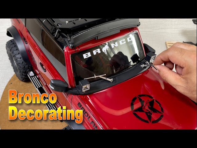 1/10 RC Car | TRAXXAS TRX-4 | Ford | 2021 NEW Bronco Decorating #7