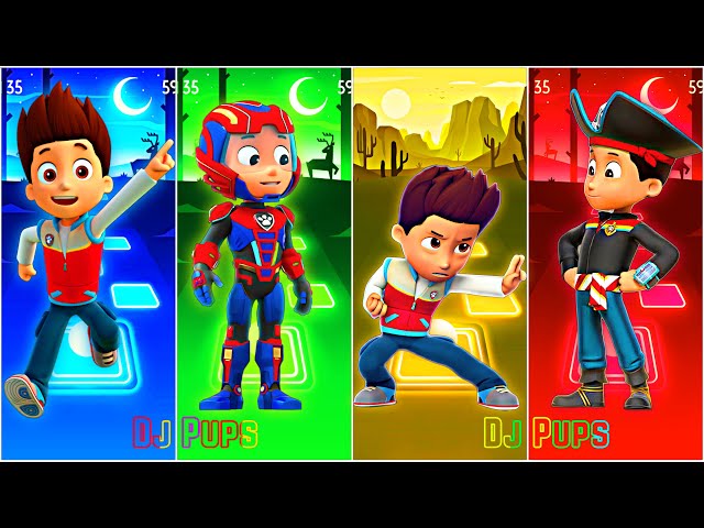 PAW Patrol - Team Ryder: Ryder 🆚 Ryder 🆚 Ryder 🆚 Ryder 🎶 Tiles Hop EDM Rush