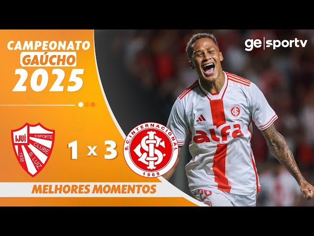 SAO LUIZ 1 X 3 INTERNACIONAL | MELHORES MOMENTOS | CAMPEONATO GAÚCHO 2025 | ge.globo