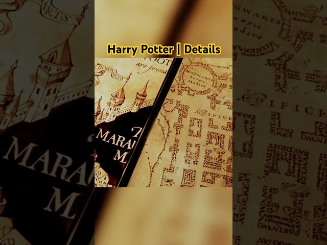 Harry Potter | Details #shorts #trivia #harrypotter #hogwarts #danielradcliffe #warnerbros #potter