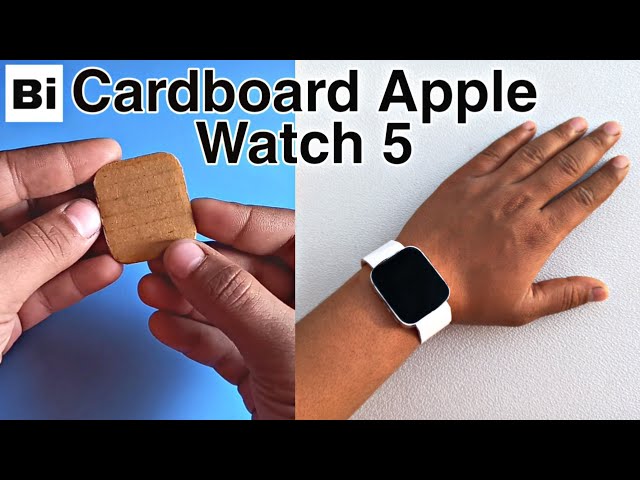 How to make Apple Watch 5 from Cardboard | Bi