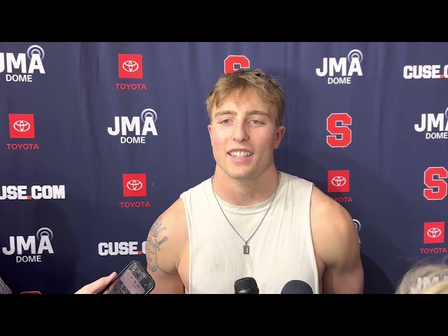 Justin Lamson Interview | Spring Ball Day 1