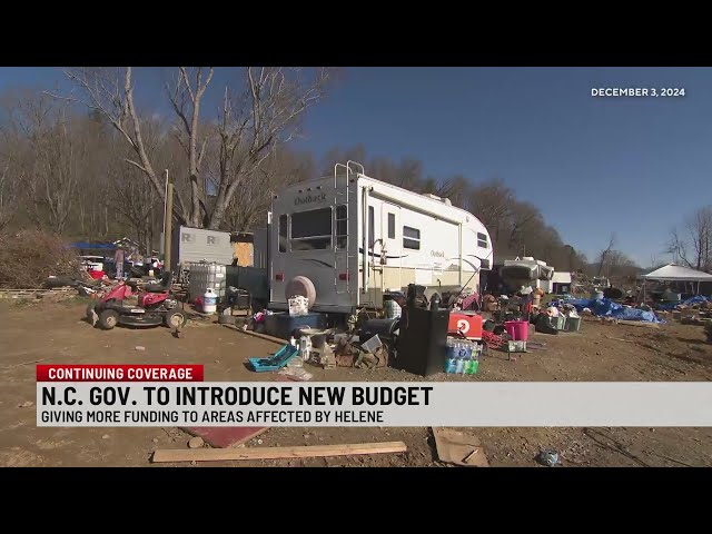 Governor Stein to announce Helene recovery budget