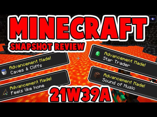 Minecraft: NEW ADVANCEMENTS, Mob Spawning & More - Snapshot 21w39a