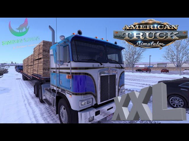 Hauling lumber back into Canada XXL episode! | #americantrucksimulator