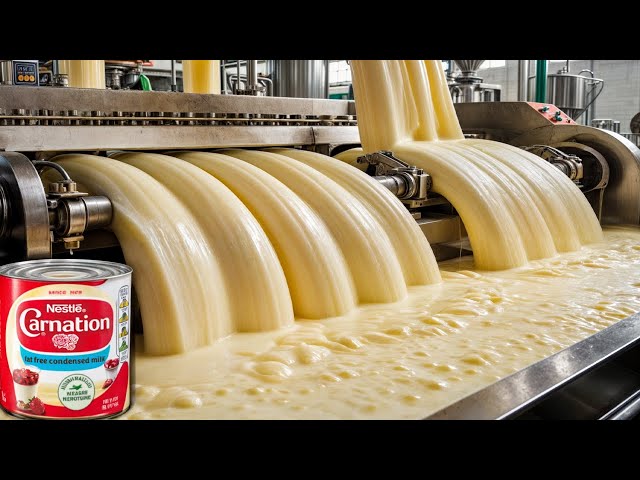 How Condensed Milk is Made in Factory | Step by Step Process