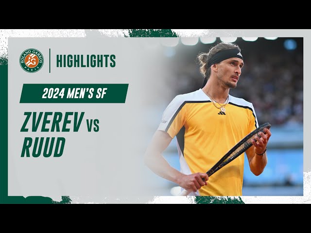 Zverev vs Ruud Semi-final Highlights | Roland-Garros 2024