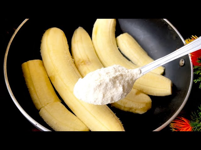 [No-Oven] Banana cake with 1 egg and 2 bananas/ super simple recipe.