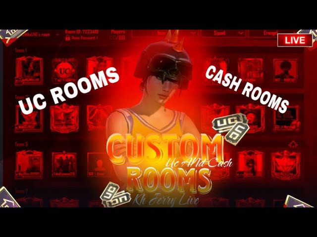 PUBG MOBILE LIVE CUSTOM ROOMS | PUBG LIVE  WOW & LIVIK ROOMS | UC ROOMS | UC & RP GIVEAWAYS