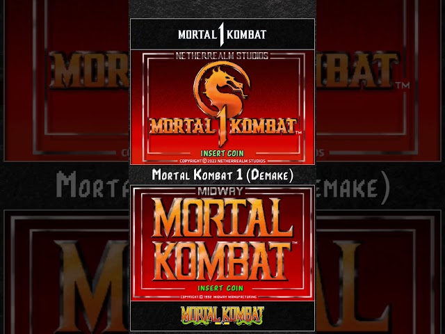 Mortal Kombat 1 Remaked to look like original MK from 1992! #mk1 #mortal #videogames #nostalgia #mk