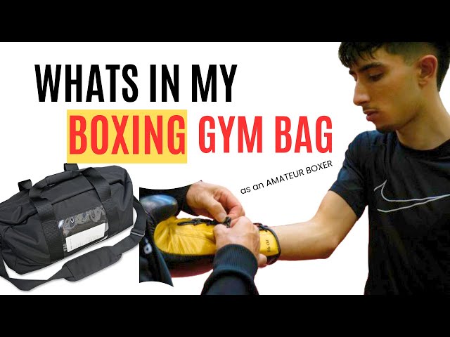 Unleashing Secrets: WHATS INSIDE MY BOXING GYM BAG