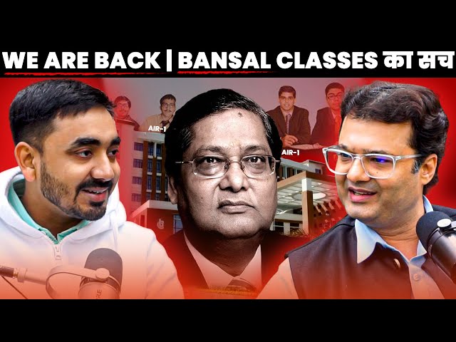 Bansal Classes is Back🎙️| Phir से Start कर रहे with Full Josh in Kota | #podcast #kotacoaching