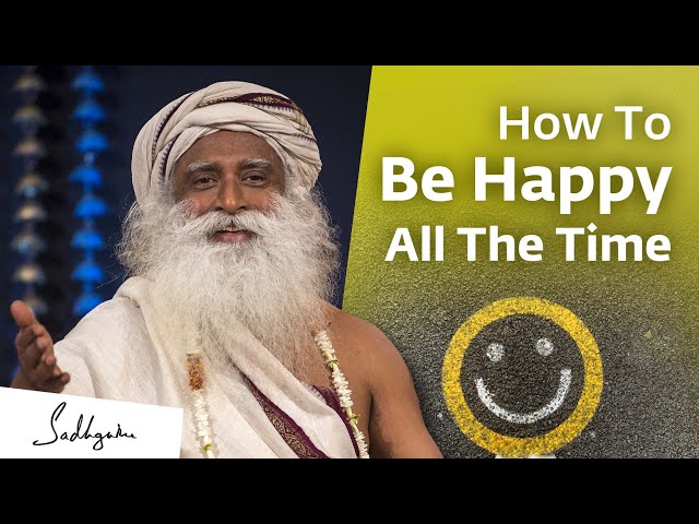 Are You In Pursuit Of Happiness? | Sadhguru