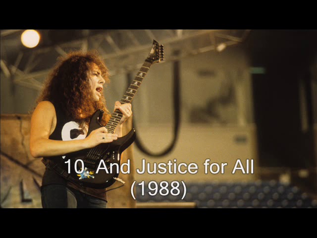 Kirk Hammett (Metallica). Top 20 guitar solos