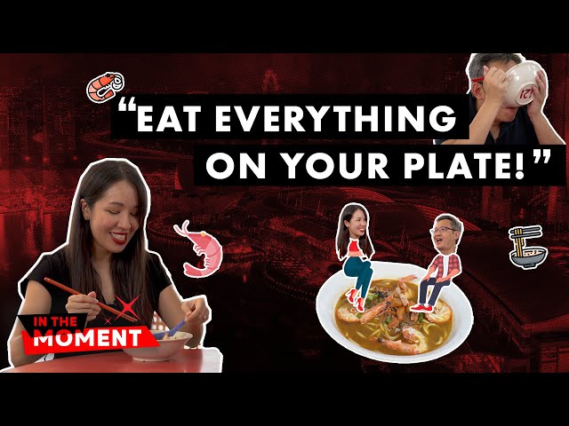 SG’s version of head-to-tail eating: prawn noodles! 🦐 | In the Moment Episode 37