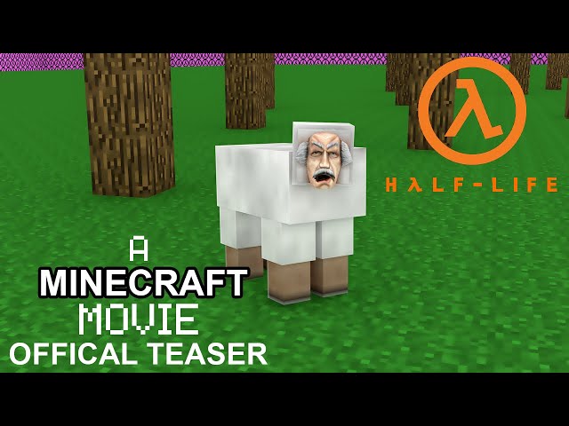 The Minecraft Movie Trailer but.. 😱 Half Life GoldSource engine