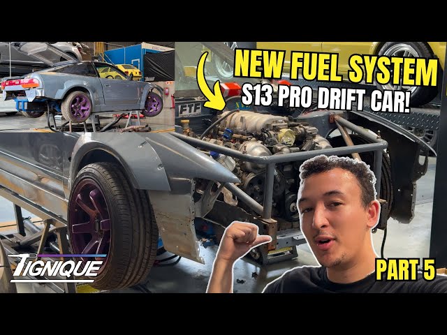 Building a WILD Fuel System for the S13 200sx Pro Drift Car | Part 5