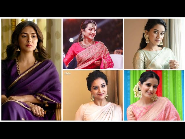 No Necklace Saree Saree Styling 2025 || Saree Styling without Necklace || Saree Styling Ideas 2025