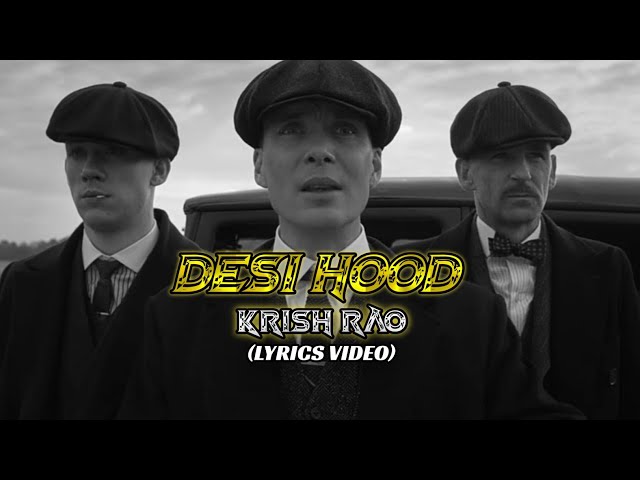 Desi Hood - Krish Rao (LYRICS VIDEO)  | Latest Haryanvi Song 2024 Gadi Mein Dhare Se Asle Load