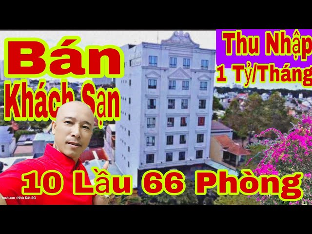 🛑Bán khách sạn 15x20 xây 10 tầng 66 phòng thu nhập 1 tỷ /tháng mặt tiền trung tâm | #bietthusaigon