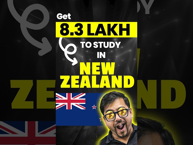 8.3 Lakh to Study in New Zealand 🤩✨#studyabroadfree #studyabroad #shorts #shorts #newzealand