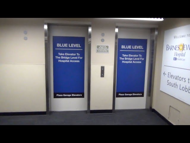 St  Louis, MO: Westinghouse Hydraulic Elevators at the Barnes Hospital Underground Parking Deck