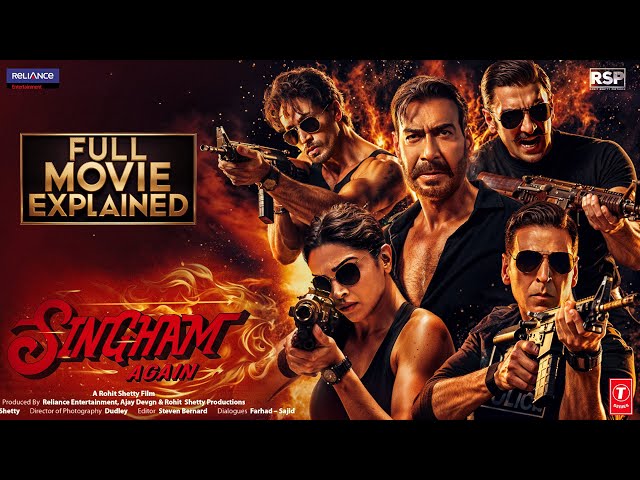 Singham Again| Full Movie 4K Facts | Ajay Devgn | Akshay Kumar |Ranveer S| Deepika P | Rohit Shetty