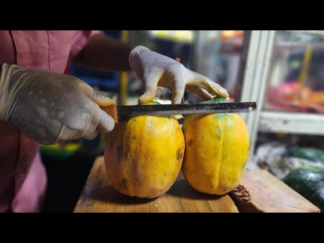 FRUIT NINJA of FRUITS | Amazing Fruits Cutting Skills | Indian Street Food In 2023