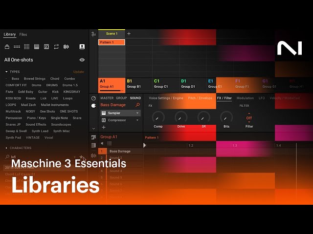 Finding sounds, loops, and kits in Maschine 3 | Native Instruments