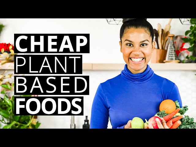 20 Cheap Vegan & Plant Based Foods for Budget Meals