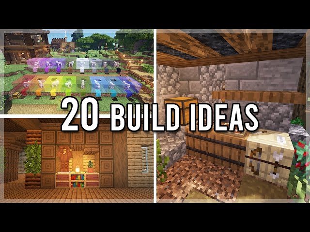 20 Minecraft Build Ideas For When You're Bored