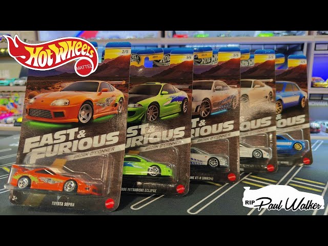 Hot Wheels Paul Walker 'Brian O'Conner' Tribute Set Fast & Furious Unboxing