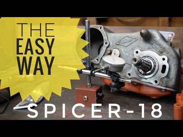 Spicer 18 Jeep transfer case rebuild