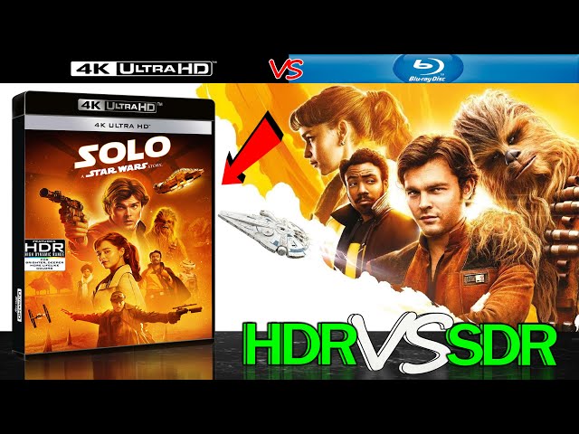 Solo A Star Wars Story 2018 HDR ANALYSIS 4K Blu Ray vs 1080p BD SDR 100nits #TRUE_DIFFERENCE